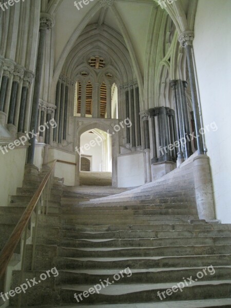 Stairs Stairway Chapel Historic Architecture