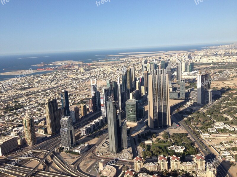 Dubai Burj Kalifa Architecture Skyscraper Free Photos