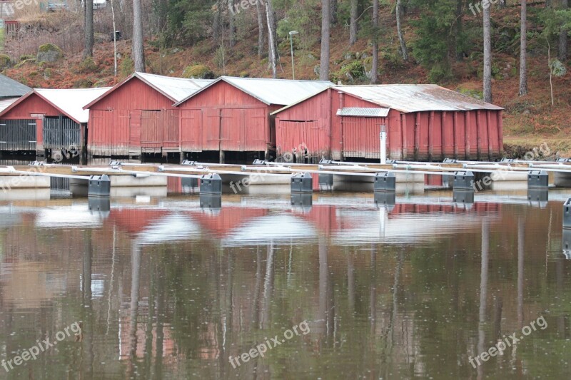 Boat House Waters Lake Water Jetty