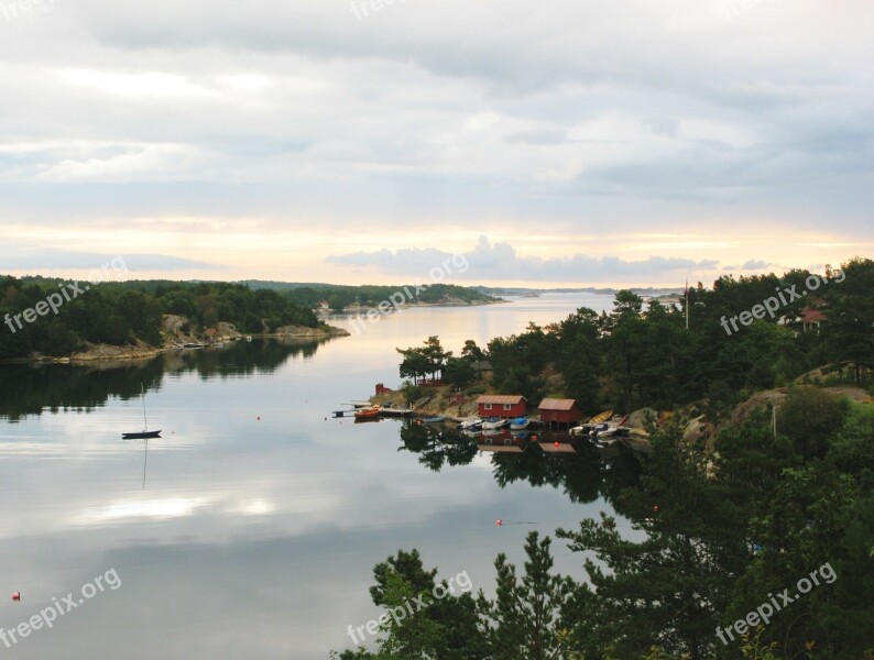 Norway Scandinavia Homborsund Aust Agder Fjord