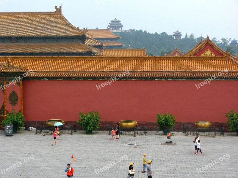 Beijing Forbidden City China Palace Roofs