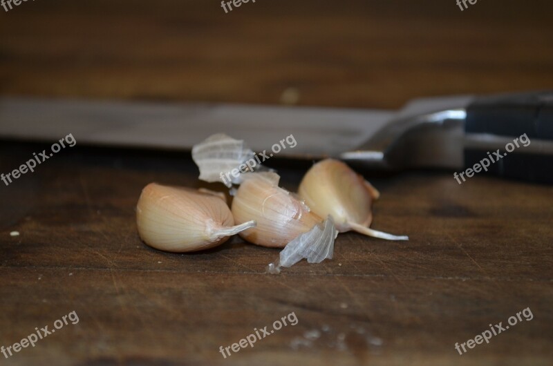 Garlic Spices Food Fresh Ingredient