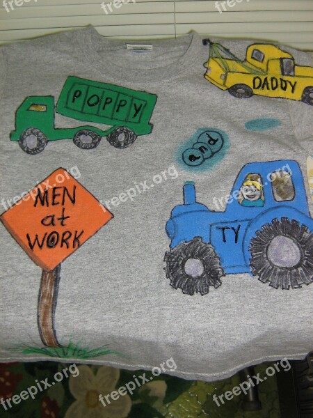 Tshirt T-shirt Handicraft Work Craft Shirt