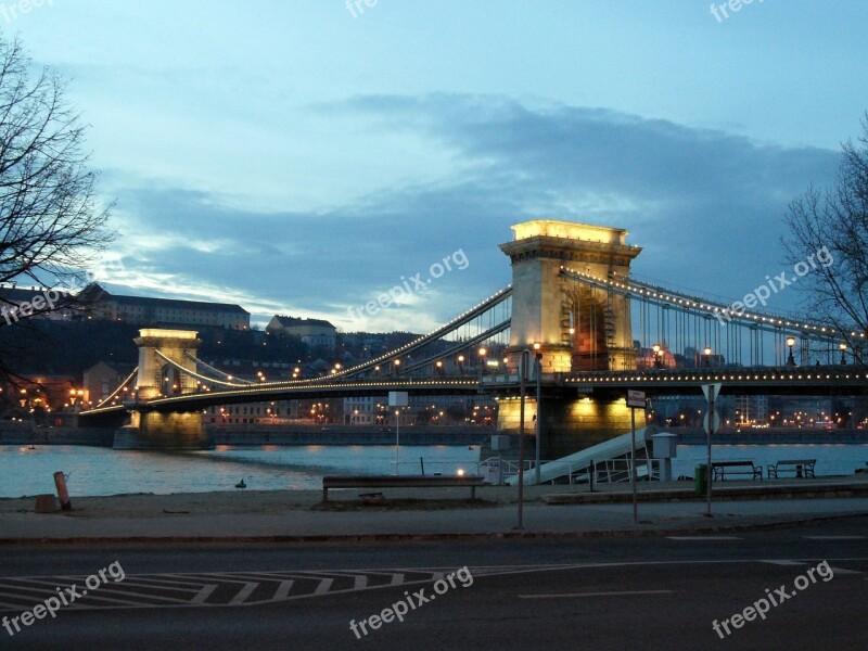 Chain Bridge Budapest Free Photos