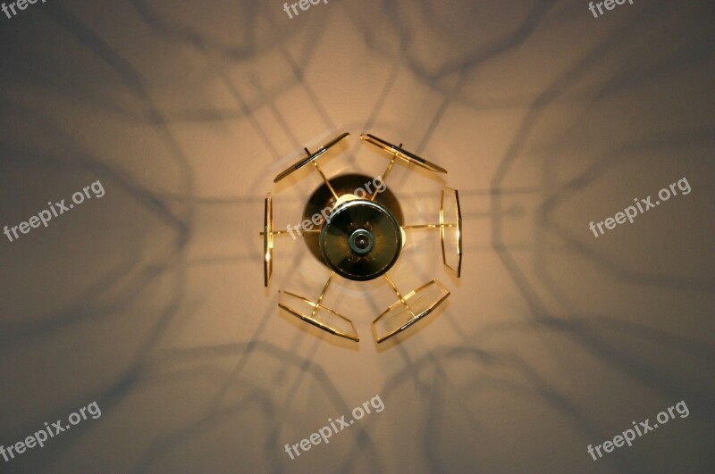 Lamp Ceiling Design Shadow Gold