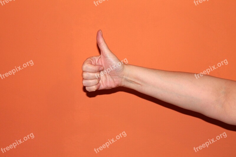 Thumb Hand Great Excellent Thumbs Up