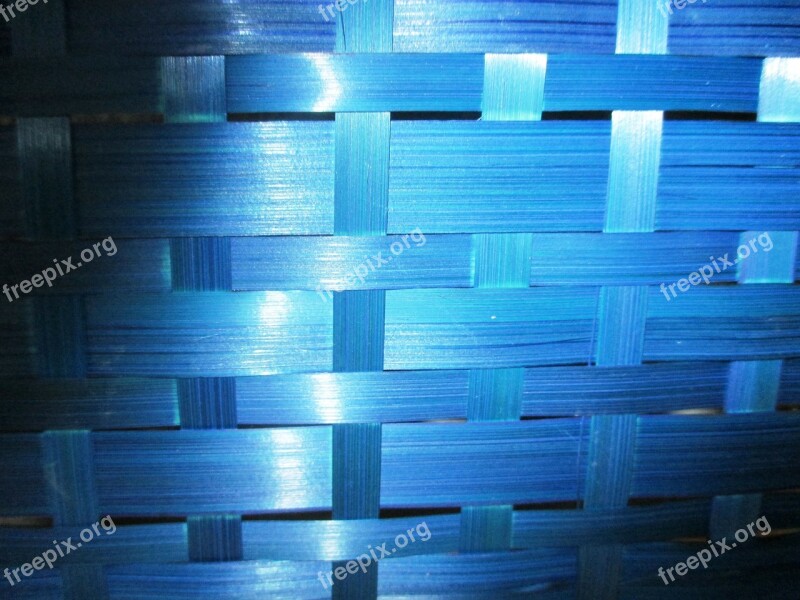 Basket Braid Shining Blue Light Effect