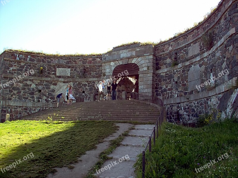 The King Port Wall Stairs Suomenlinna