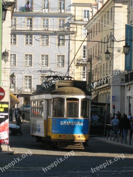 Lisbon Tram City Free Photos