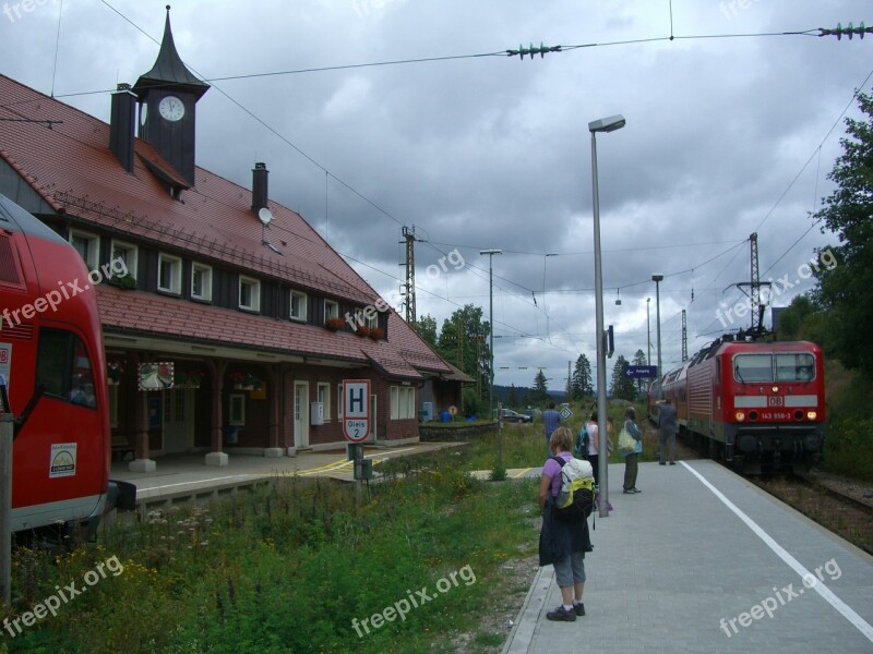 Bear Valley Platform Railway Station Railroad Track Rail Traffic