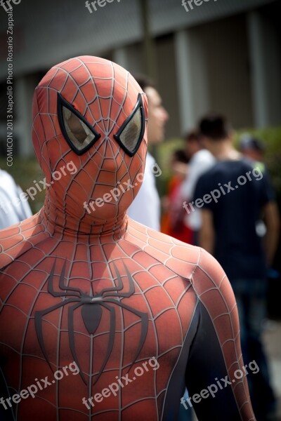 Spider Man Comicon Comix Naples Free Photos