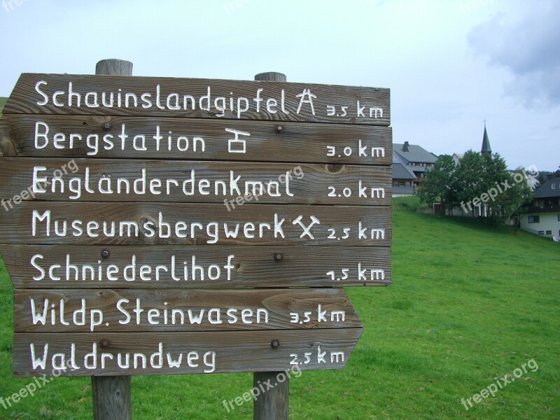 Hofsgrund Directory Wooden Slats Schauinsland Schniederlihof