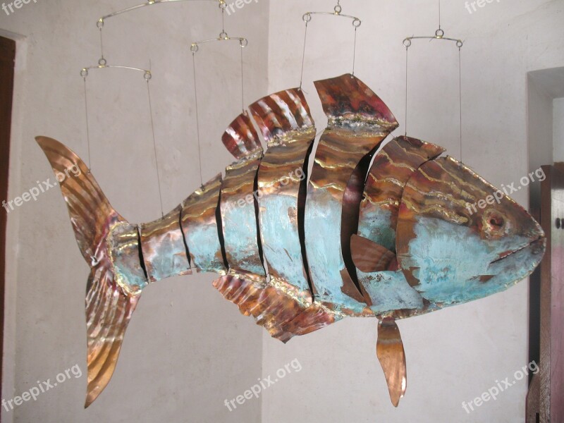 Fish Artwork Sheet Metal Metal Art