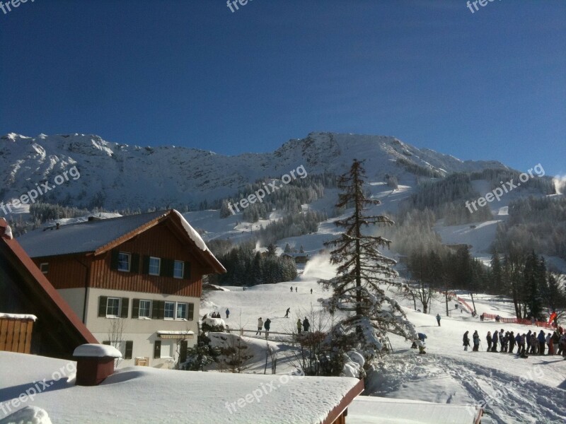 Oberjoch Allgäu Iseler Landscape Mountains