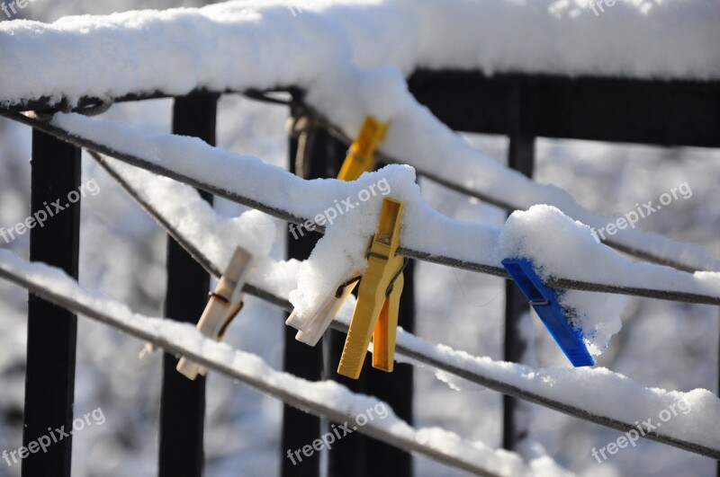 Winter Paper Clips Biel Snow Free Photos