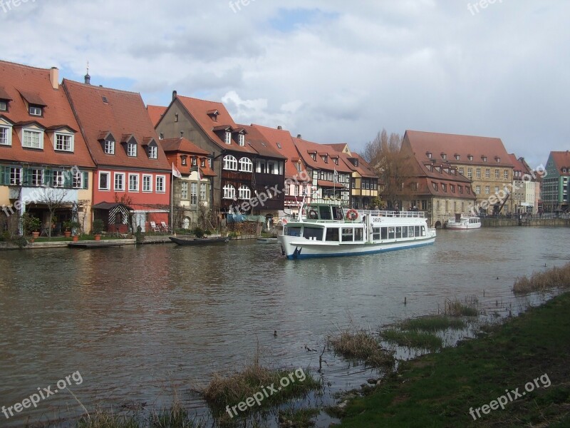 Bamberg Shipping Tour Tourists Small Venice