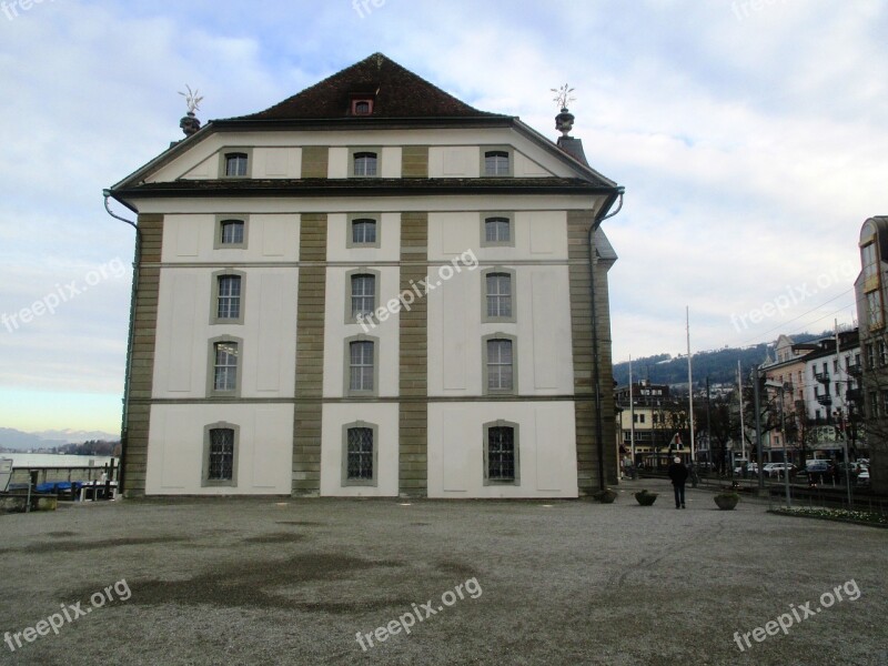 Architecture Landmark Grain House Sand Stone Historically