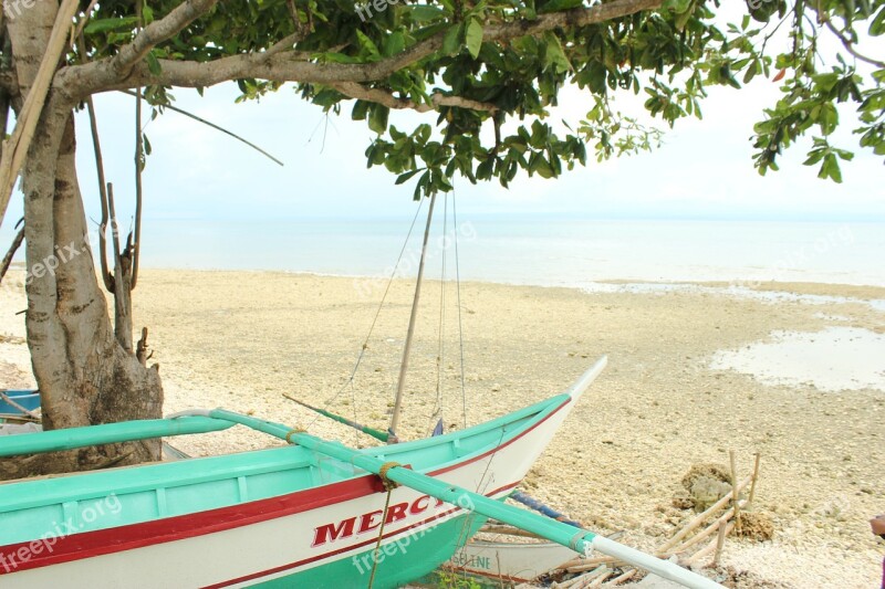 Beach Boat Sea Travel Vacation