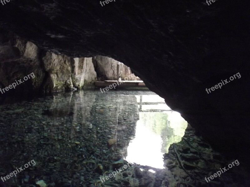 Navigable Cave Wimsenerhoehle Cave Cave Entrance Free Photos