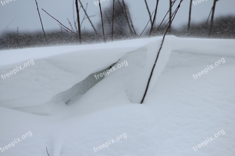 Snow Cold Snowdrift Free Photos