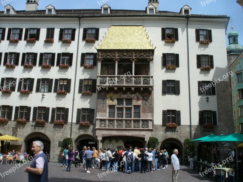 Building Innsbruck Golden Roof Free Photos