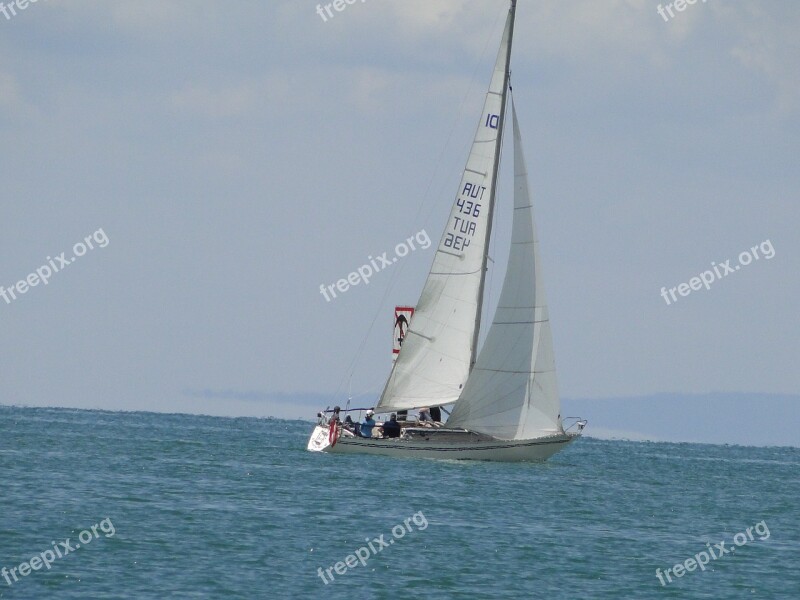 Sailing Boat Lake Constance Sail Free Photos