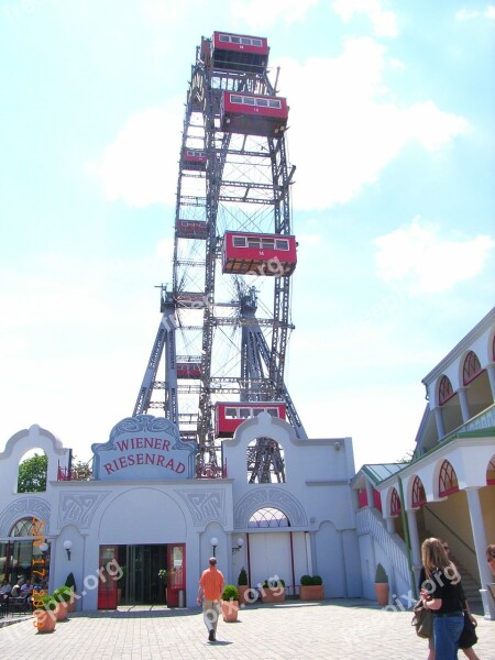 Vienna Prater Ferris Wheel Free Photos