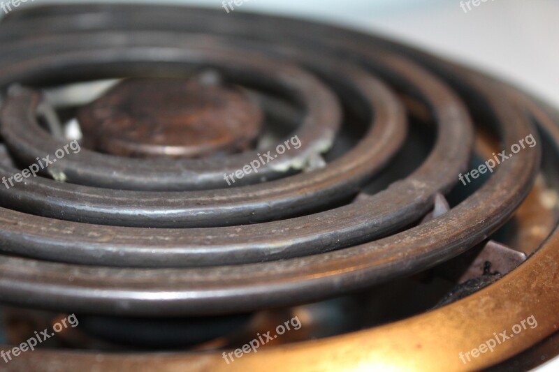 Old Burner Stove Heating Element Appliance Free Photos