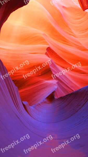 Antelope Canyon Nature Navajo Light Sand