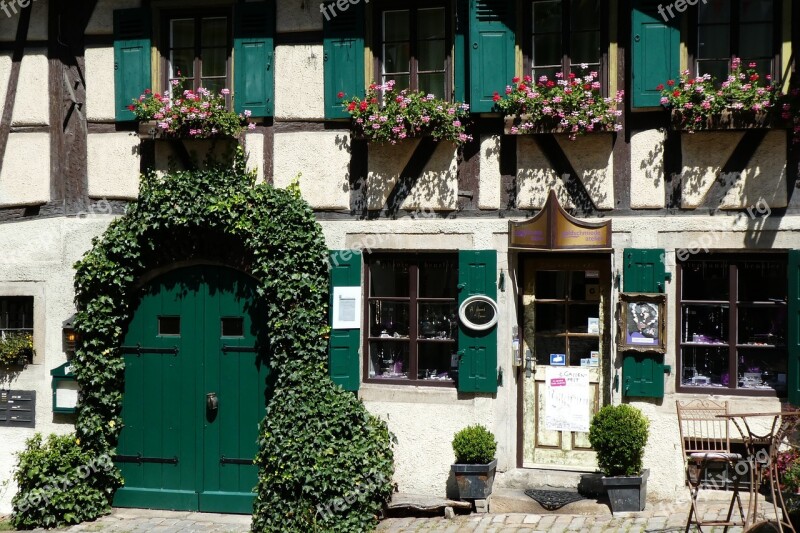 Nürtingen Half-timbered Buildings Truss Historic Center Nürtinger Keller