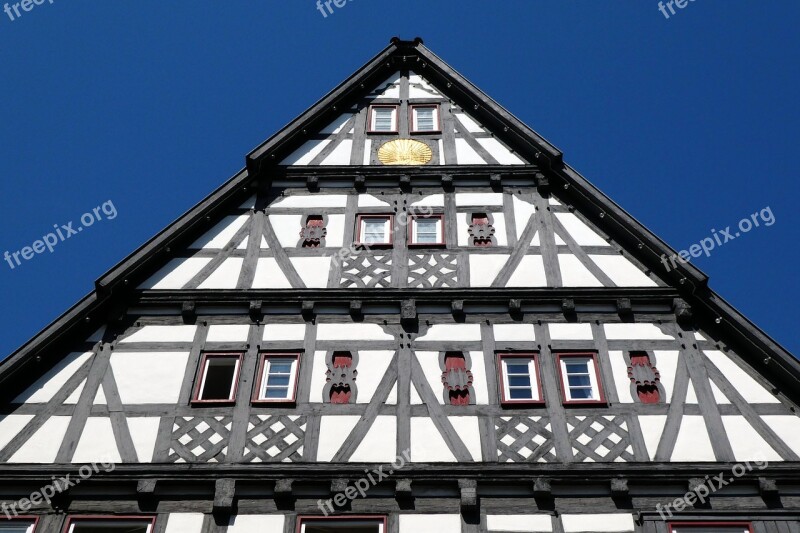 Nürtingen Gable Fachwerkhaus Old Forge Historically