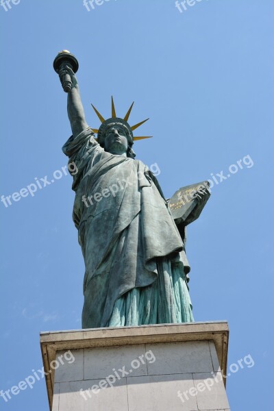 Paris Eiffel Tower Its France Statue Of Liberty