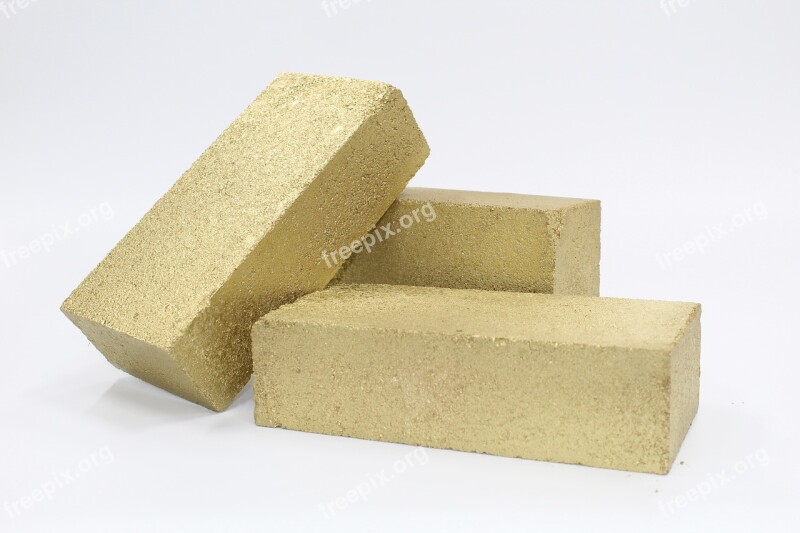 Brick Construction Gold Investment Golden