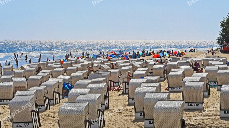 Beach Life Baltic Sea Summer Sun Lakesides Swimming Pools