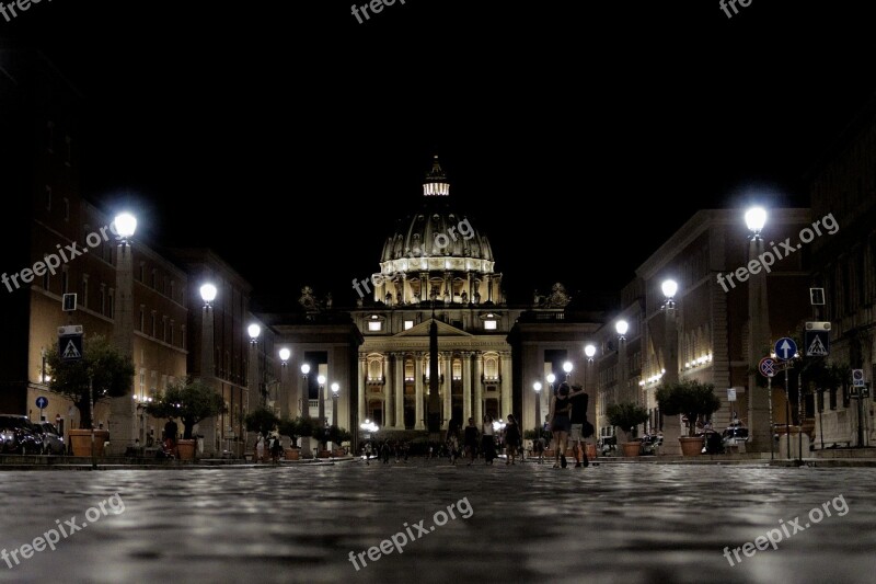 St Peter's Square Rome Italy Vatican St Peter's Basilica