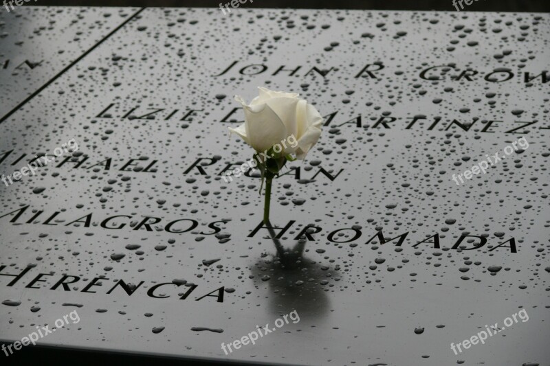 New York Mourning Rose Monument America