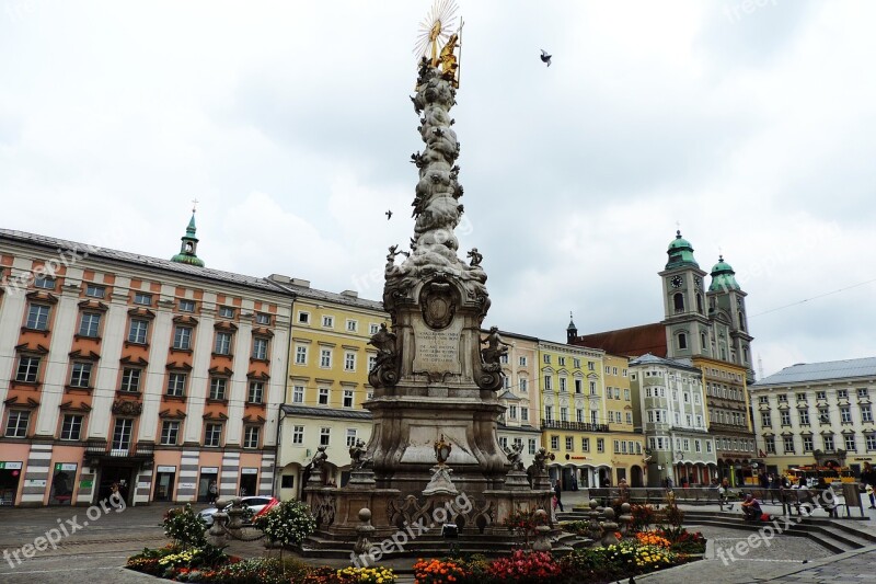 Linz Holy Trinity Column Plague Column Free Photos