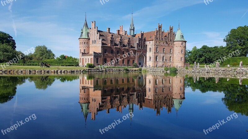 Landscape Castle Architectural Water Lake