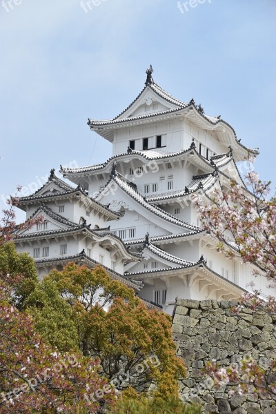 Japan Himejii Castle Himeji Shogun Free Photos