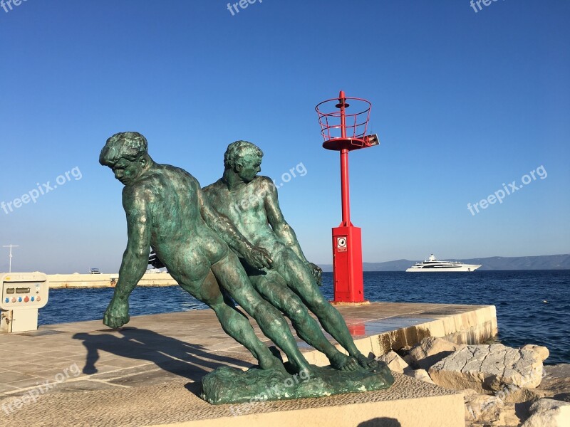 The Statue Port Croatia Bol Yacht