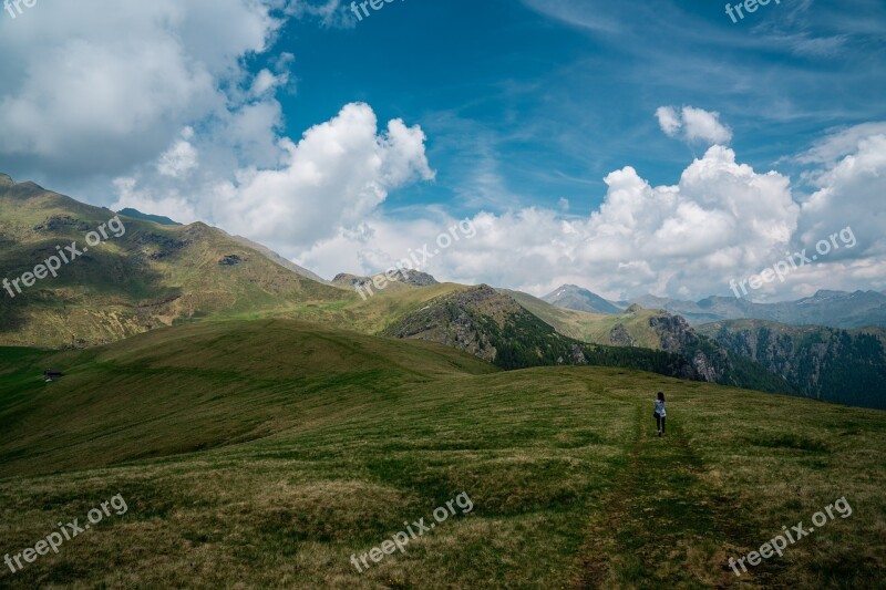 Landscape Sky Nature Grassland Cloud