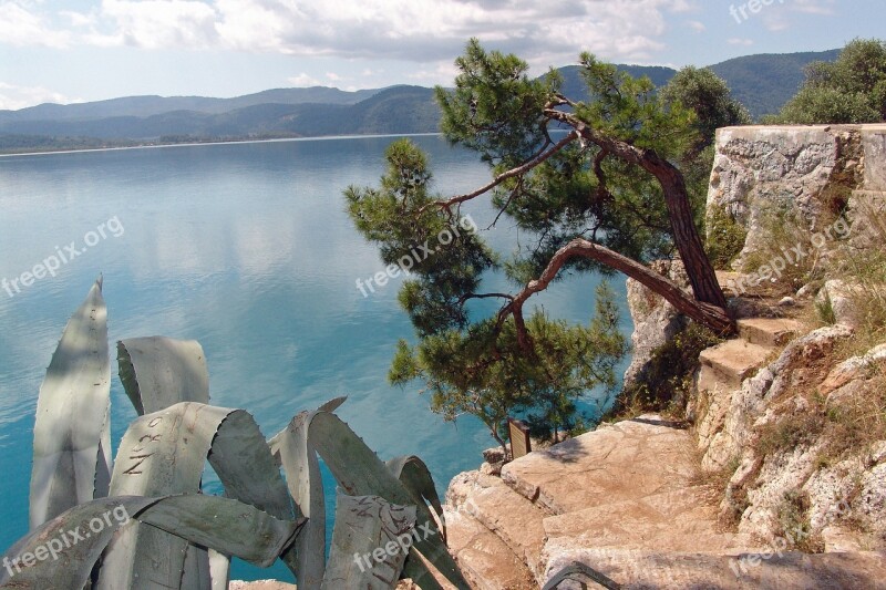 Turkey Gökova Park Nature Sea View Agave