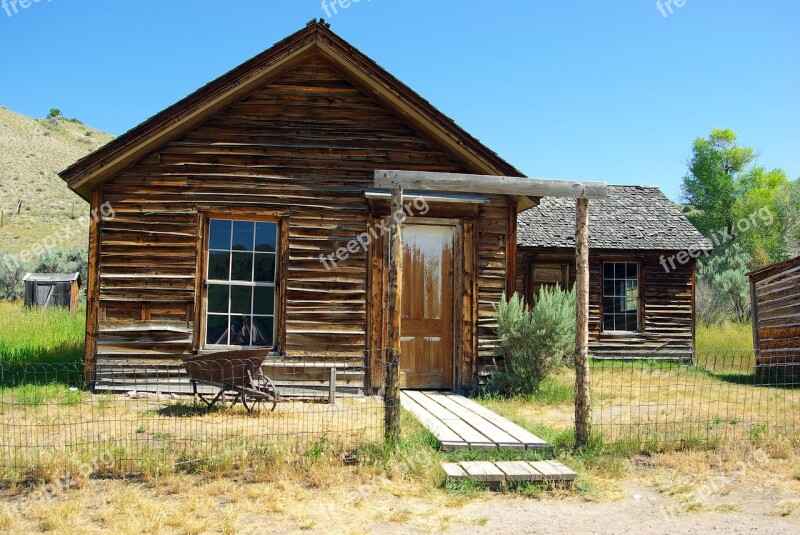 Bannack Montana Turner House Montana Usa Bannack Ghost Town