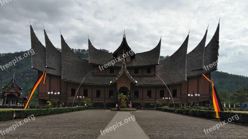 Palace Rumah Gadang Custom Home Minang Tribe Indonesian