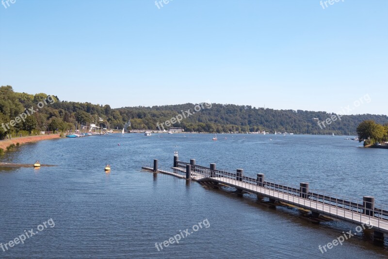 Baldeneysee Sea Water Blue Nature