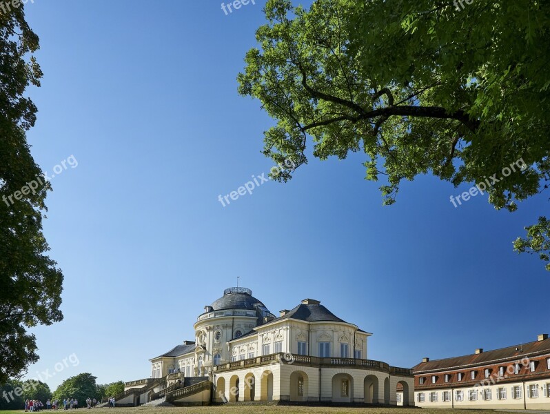 Solitude Castle Architecture Baden Württemberg Stuttgart