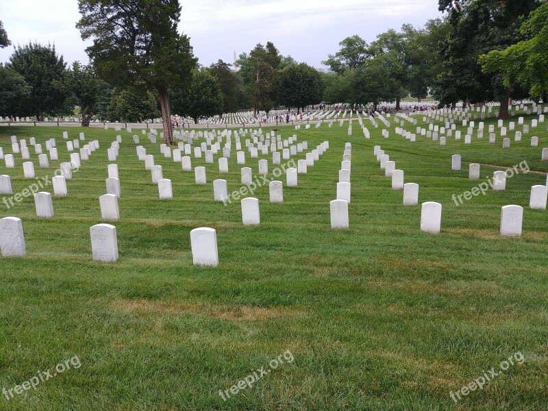 Arlington Cemetery Memorial Washington Grave