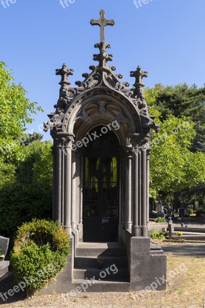 Chapel Cemetery Former Building Religion