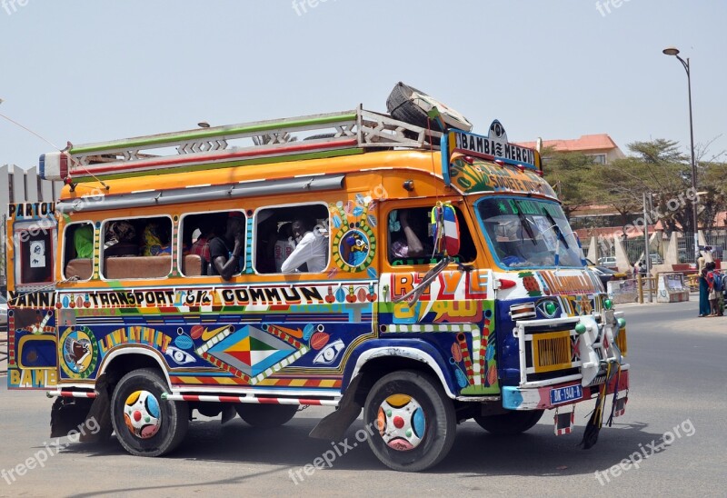 Senegal Dakar Bamba Bus Free Photos