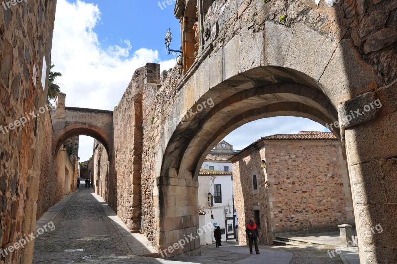 Cáceres Bow Of The Star Extremadura Cities Free Photos